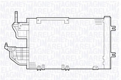 MAGNETI MARELLI 350203635000 -  Конденсатор, кондиционер